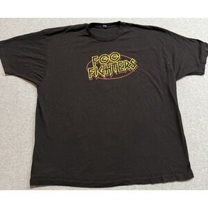 Foo Fighters Vintage Tultex Black Logo T-Shirt XXXL 3XL